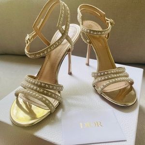 DIOR GEM HEELED SANDAL